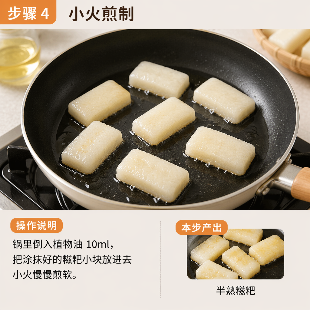 Step 4: Pan-Fry on Low Heat