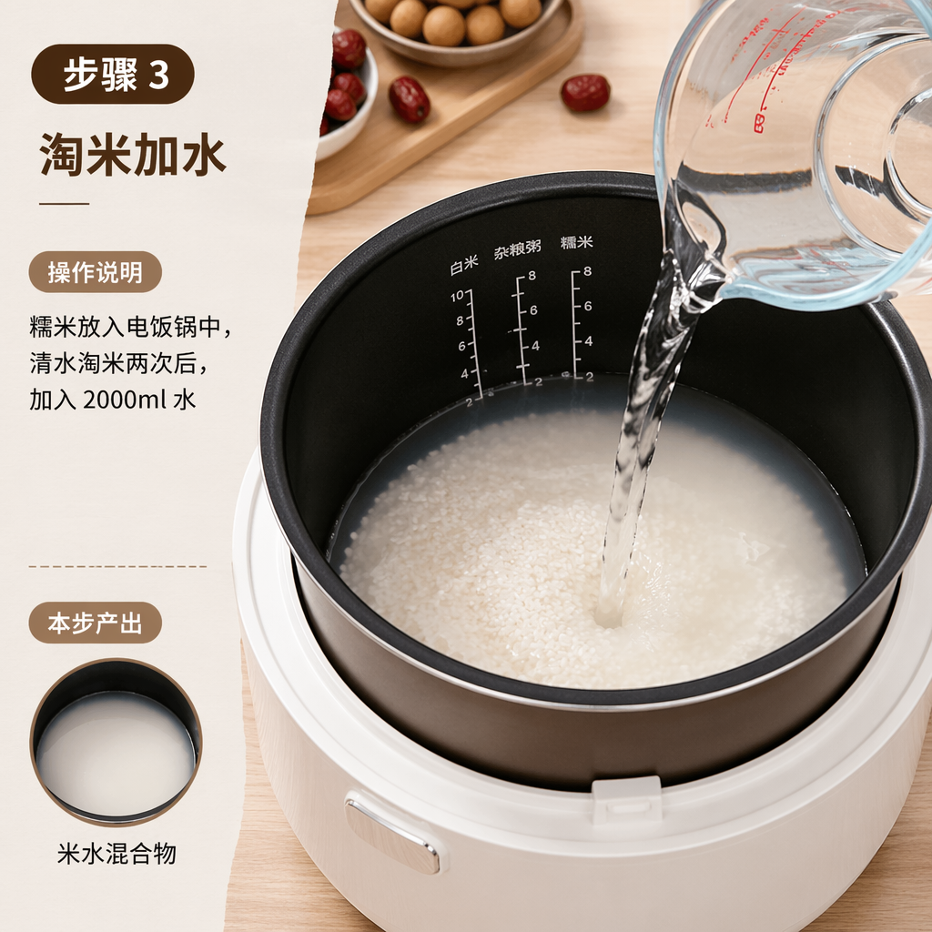 Step 3: Rinse the Rice and Add Water
