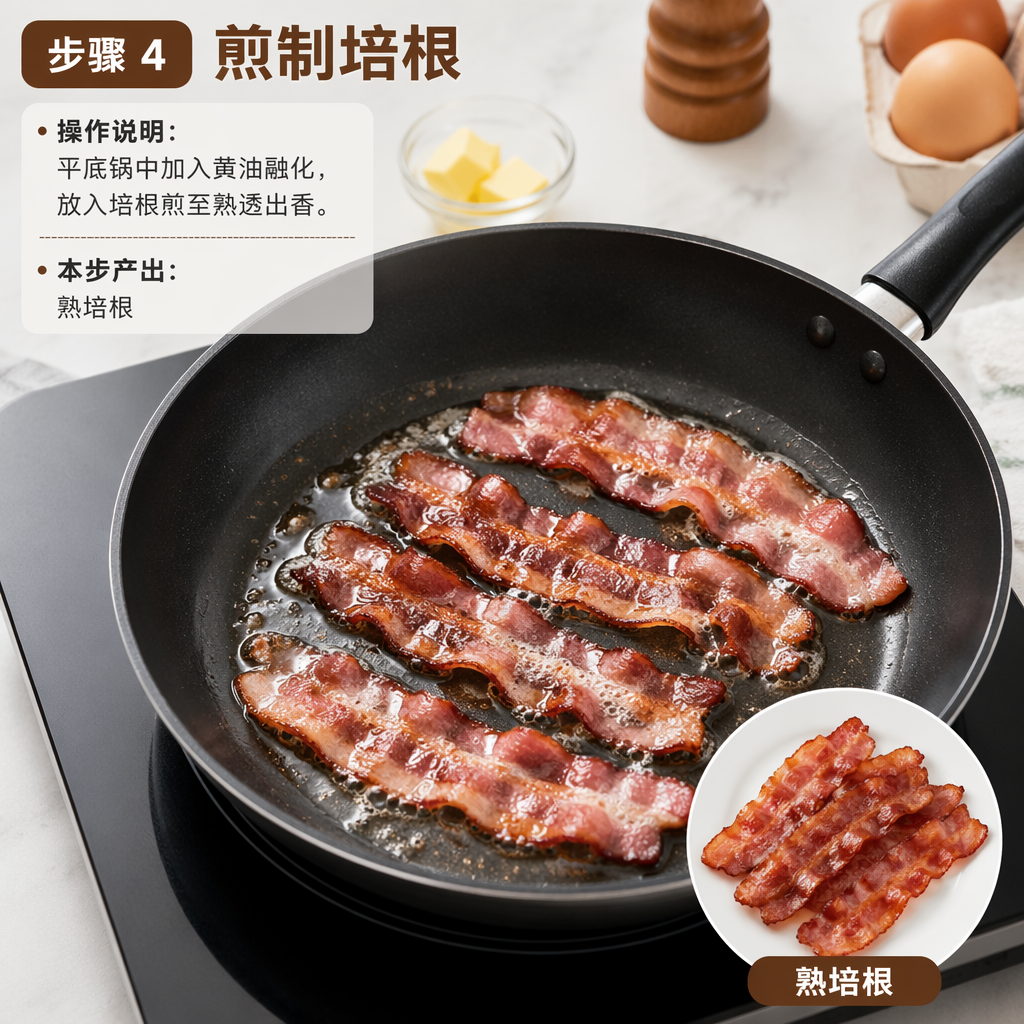 Step 4: Cook the Bacon