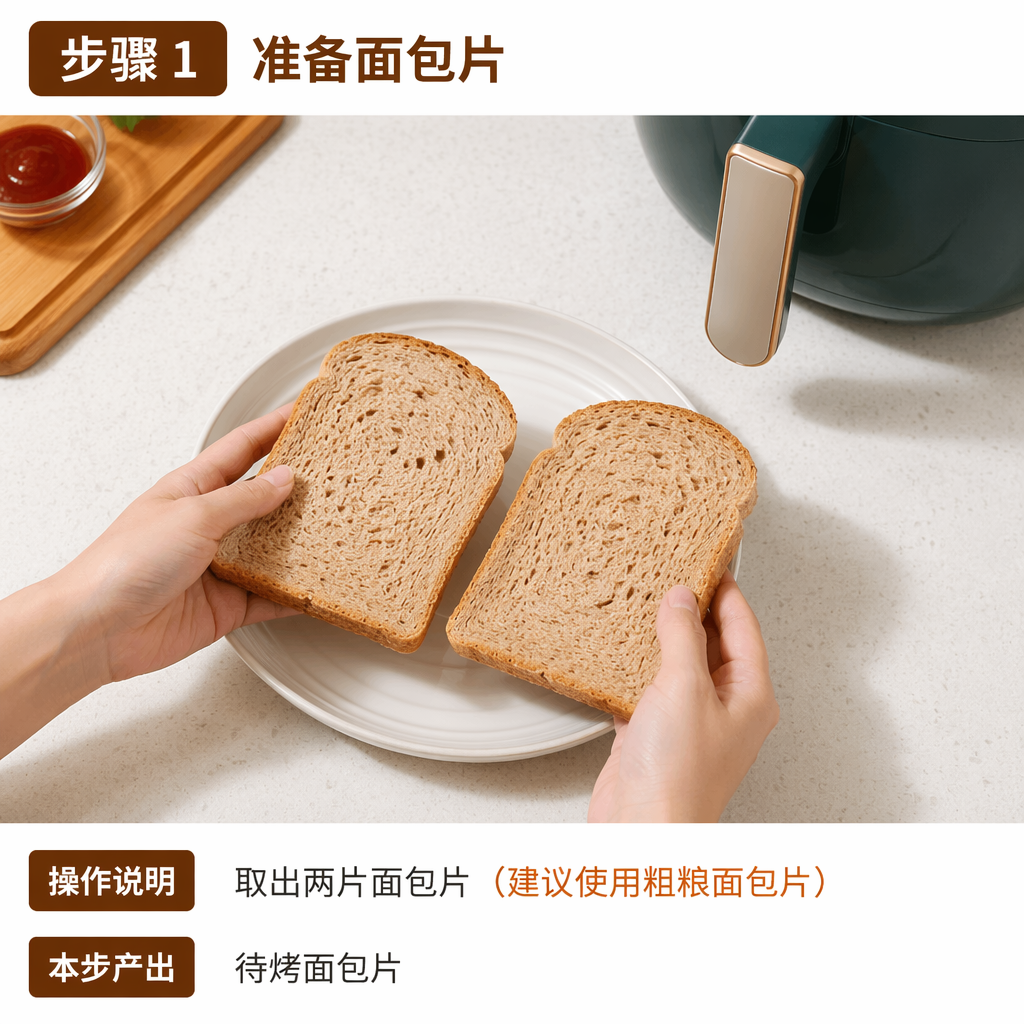 Step 1: Prepare Bread Slices