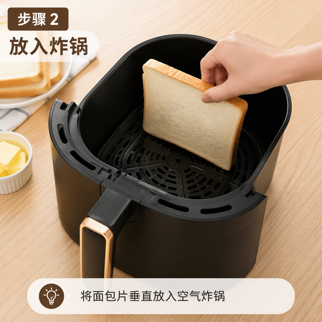 Step 2: Place in the Fryer