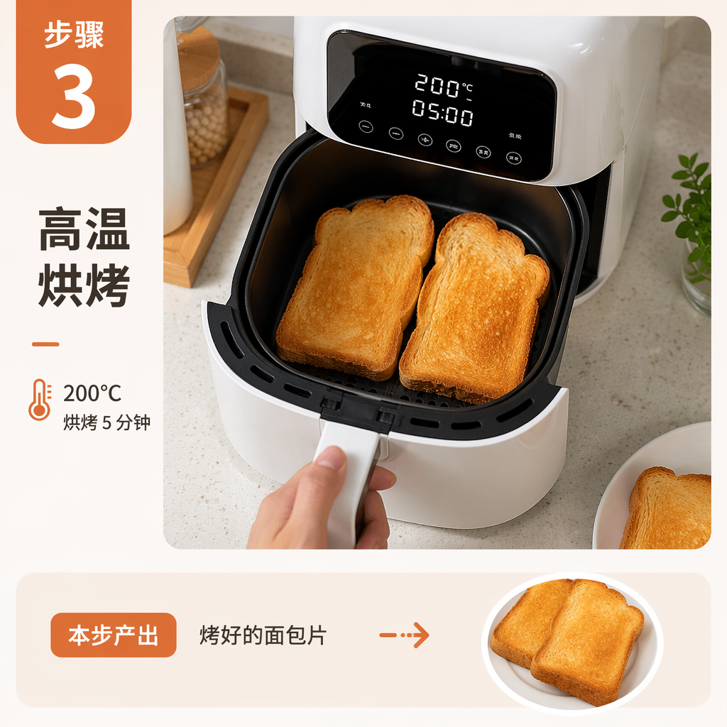 Step 3: Bake at High Heat