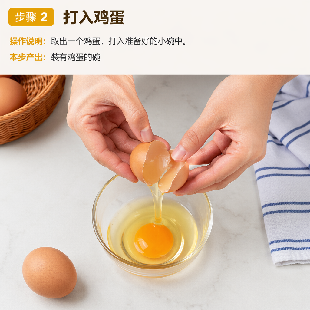 Step 2: Crack the Egg