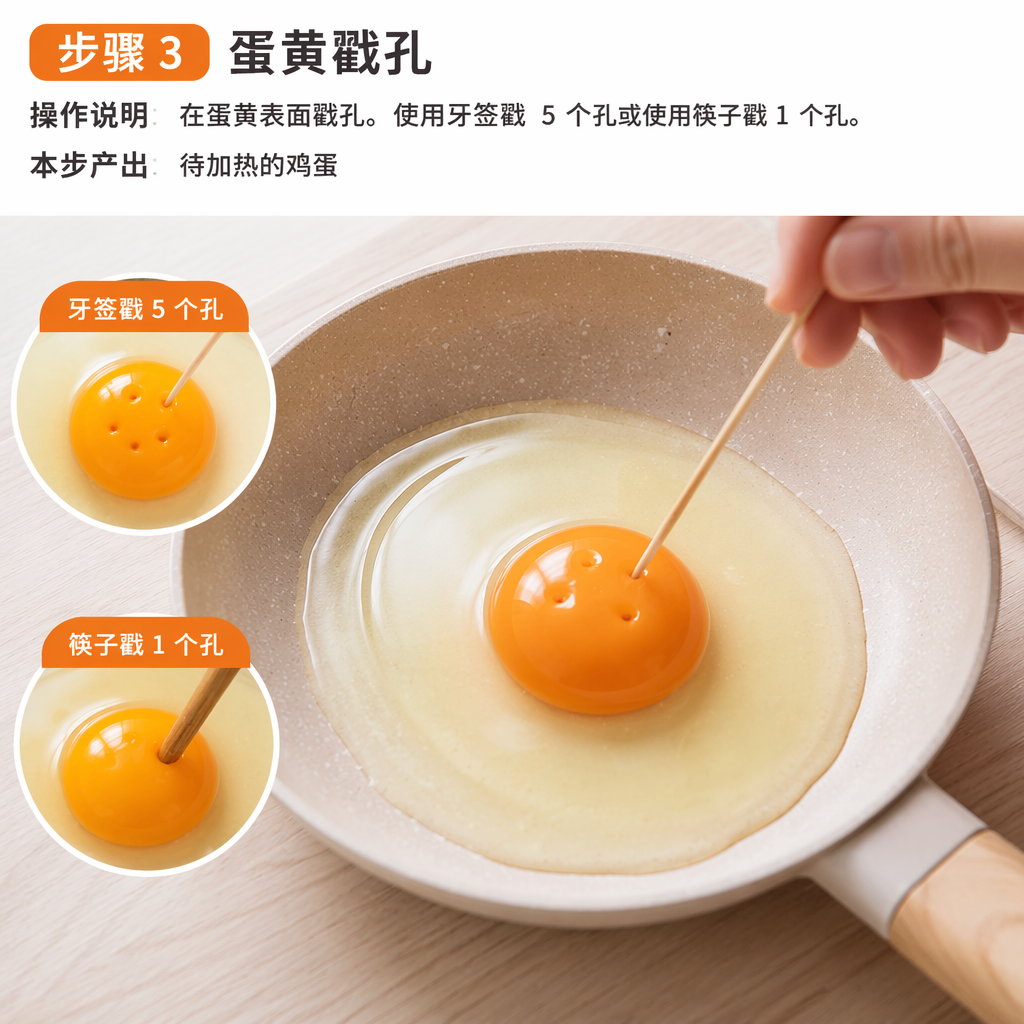 Step 3: Poke the Yolk
