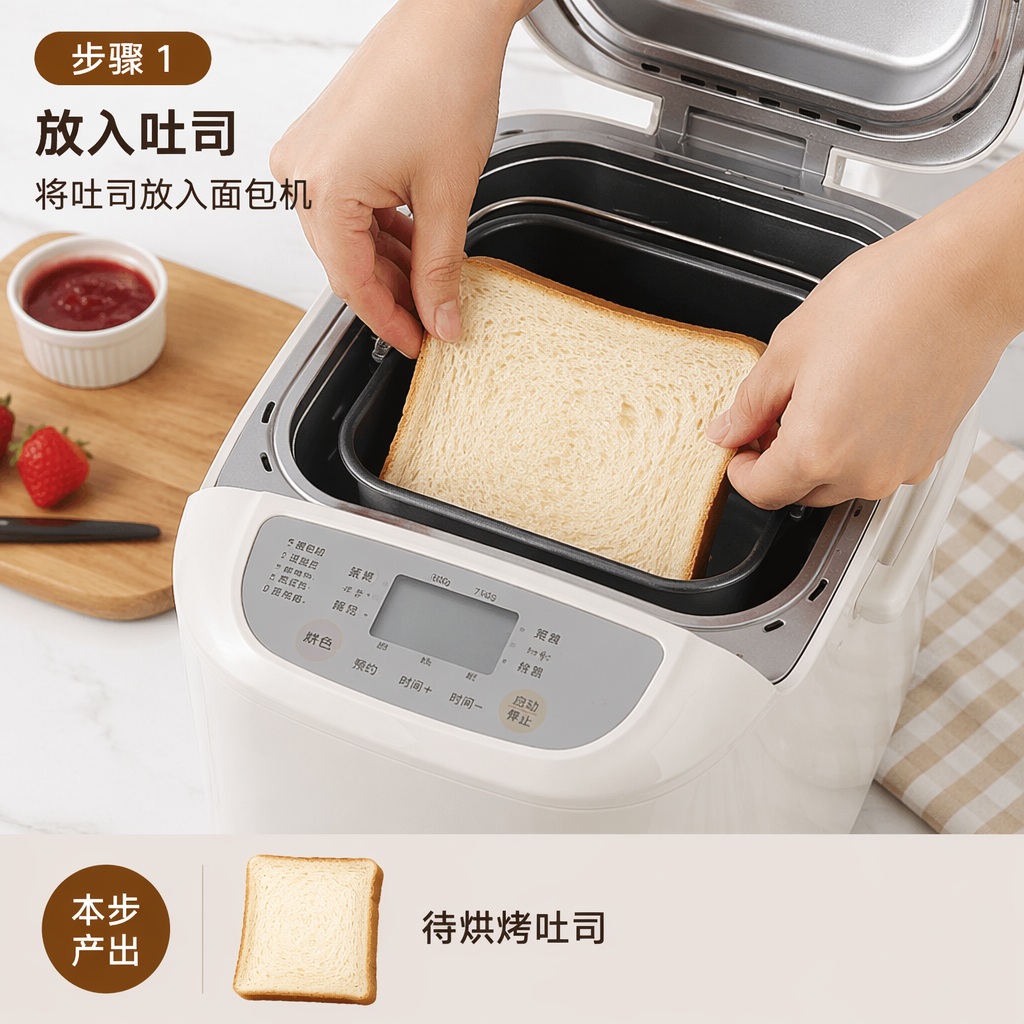 Step 1: Place the Toast