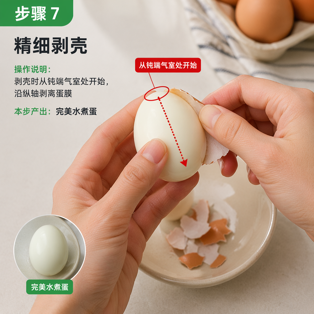 Step 7: Careful Peeling