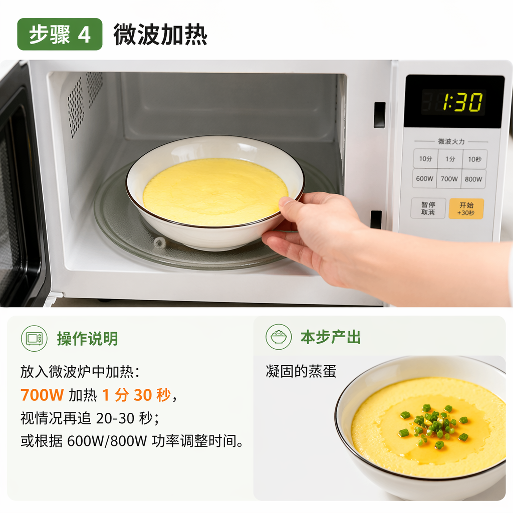 Step 4: Microwave