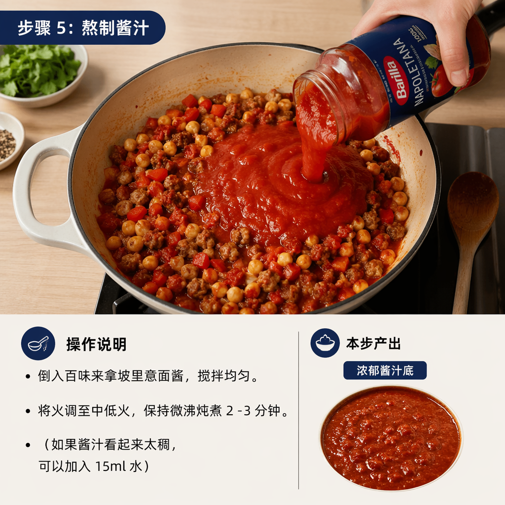 Step 5: Simmer the Sauce