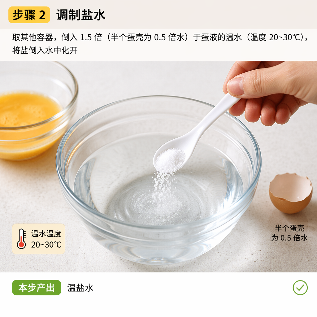 Step 2: Prepare the Salt Water