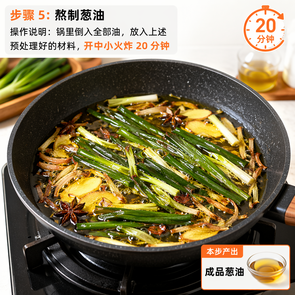 Step 5: Infuse the Scallion Oil