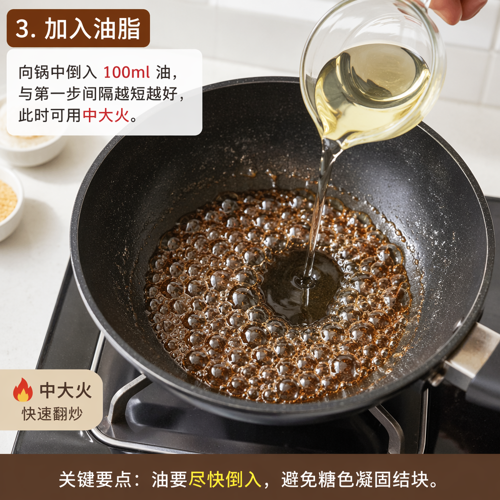 Step 3: Add Oil