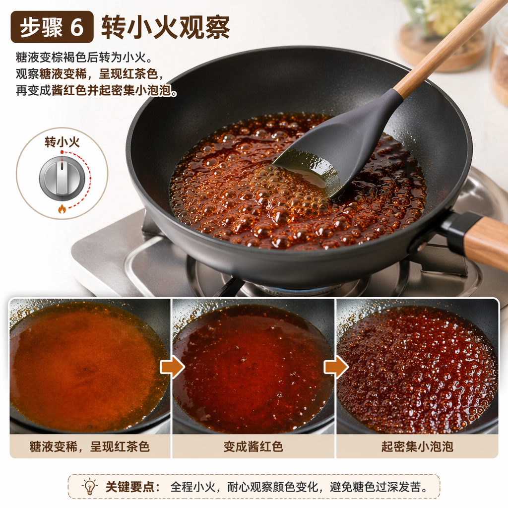 Step 6: Reduce Heat and Observe