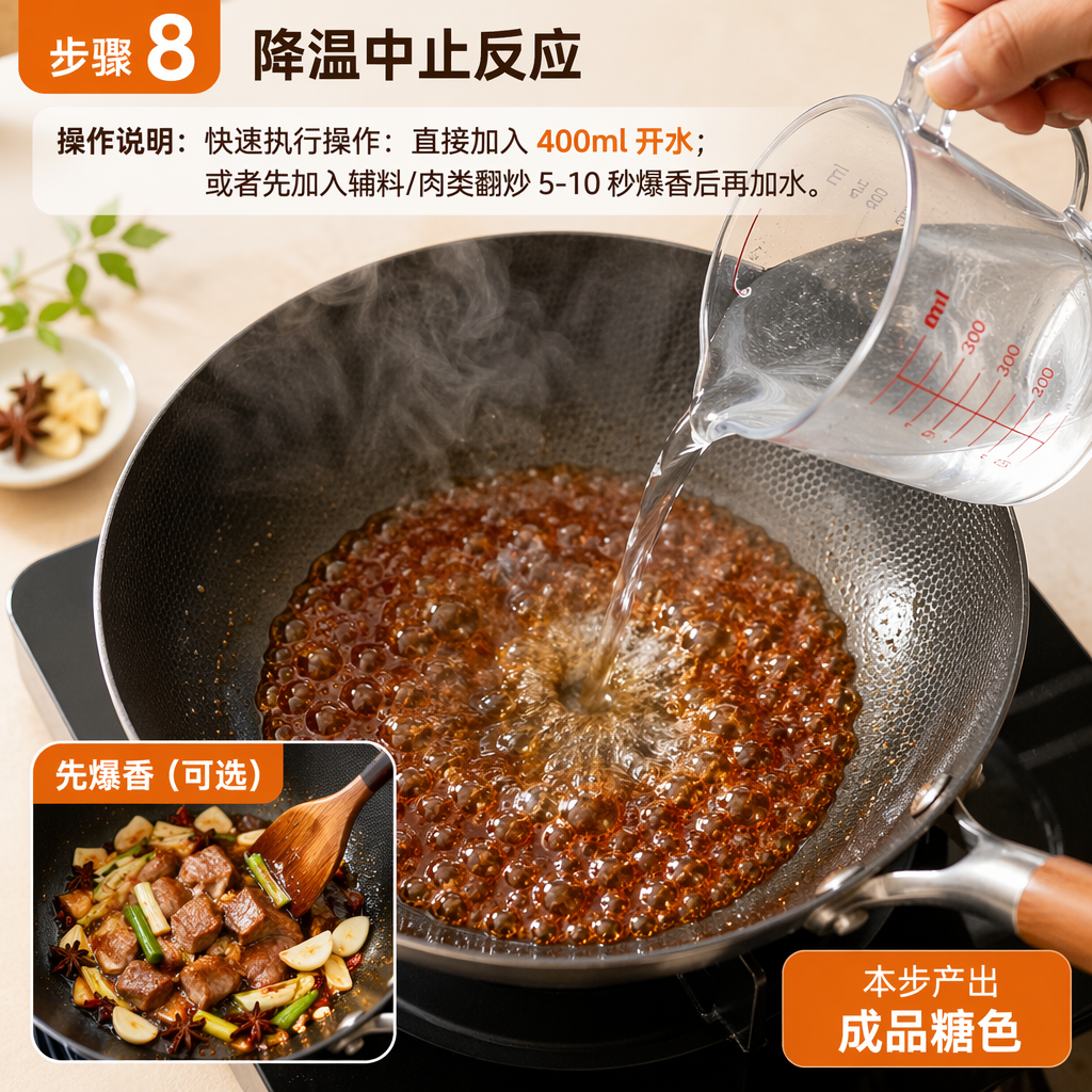 Step 8: Cool Down and Stop the Reaction