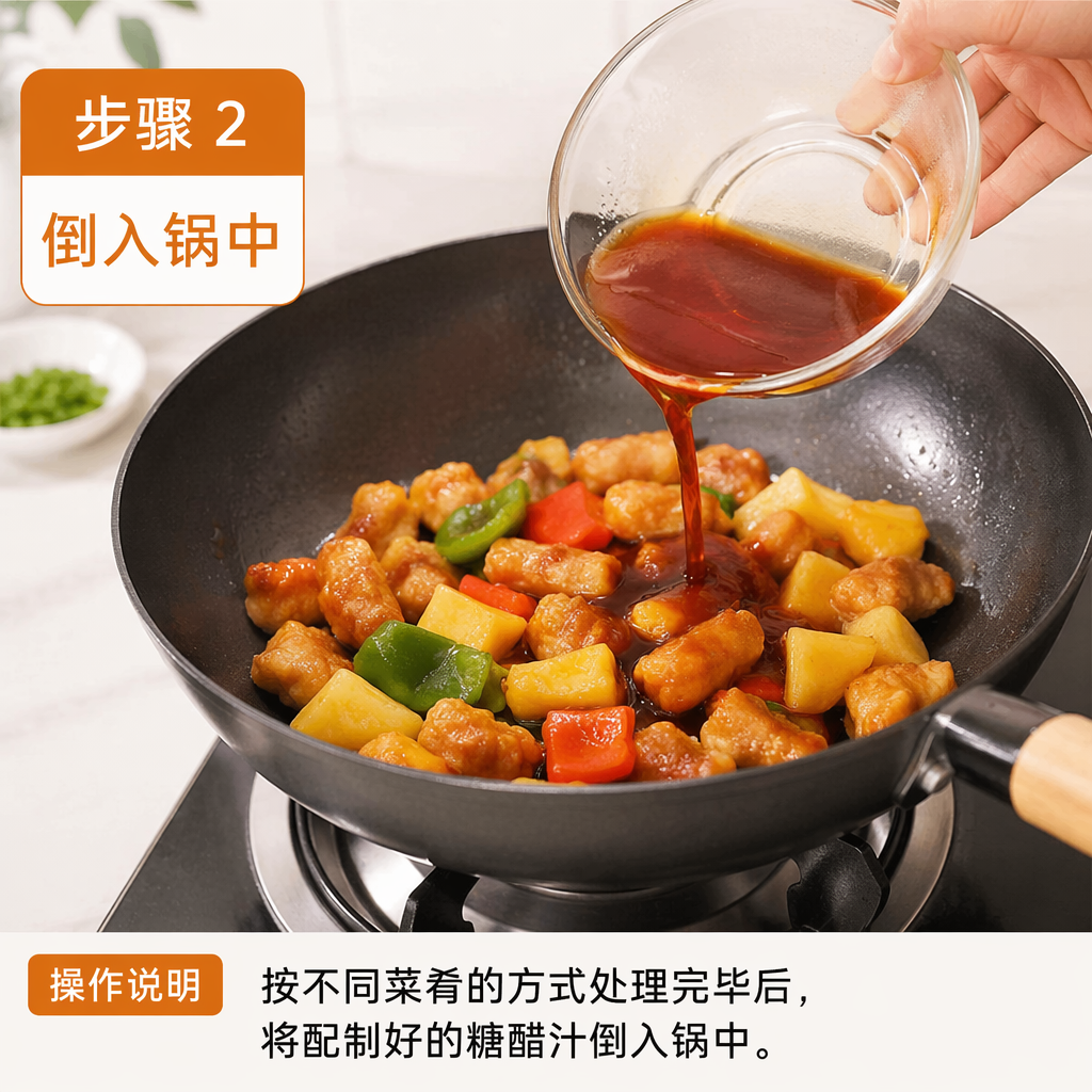 Step 2: Pour Into the Wok