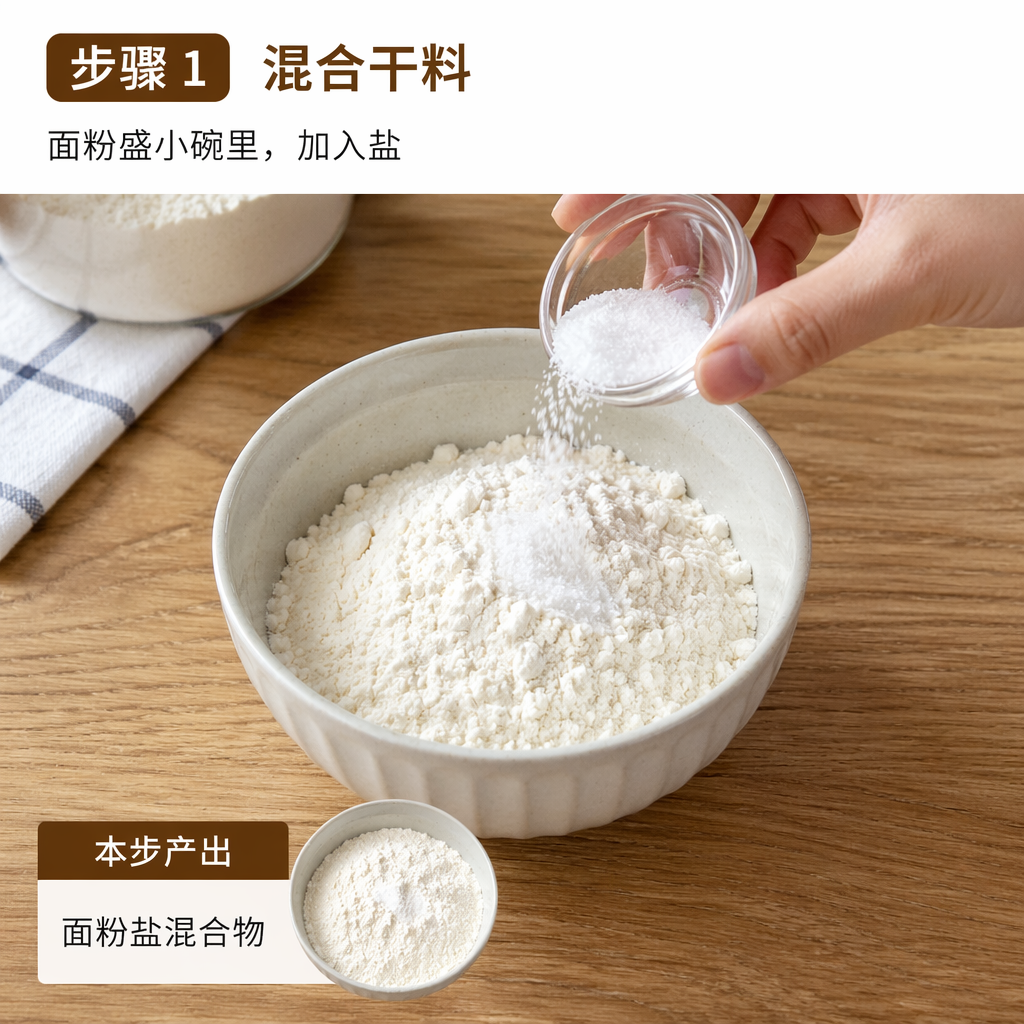 Step 1: Mix Dry Ingredients