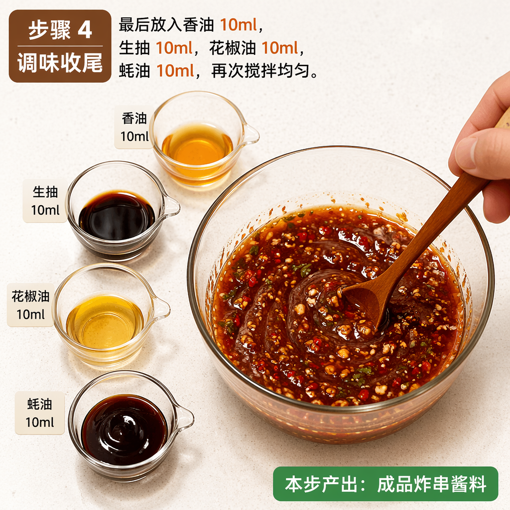 Step 4: Finish with Seasonings