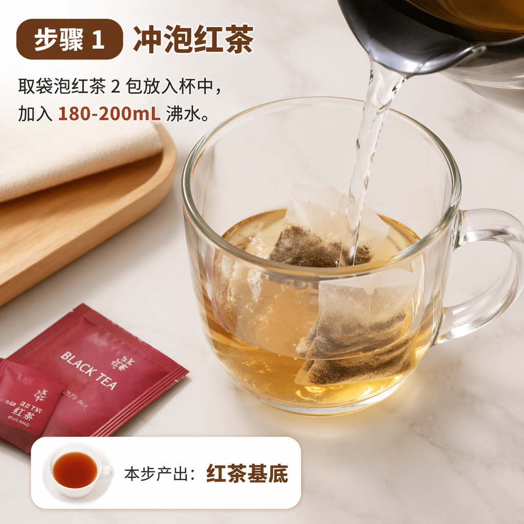 Step 1: Brew the Black Tea