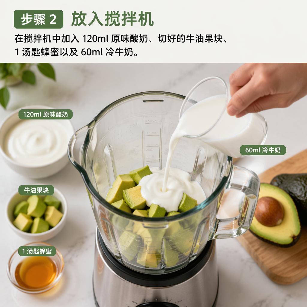 Step 2: Add to the blender