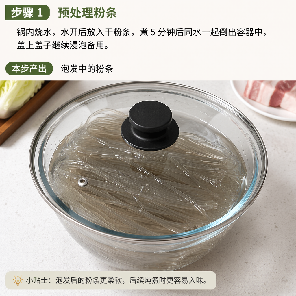 Step 1: Prep the Glass Noodles
