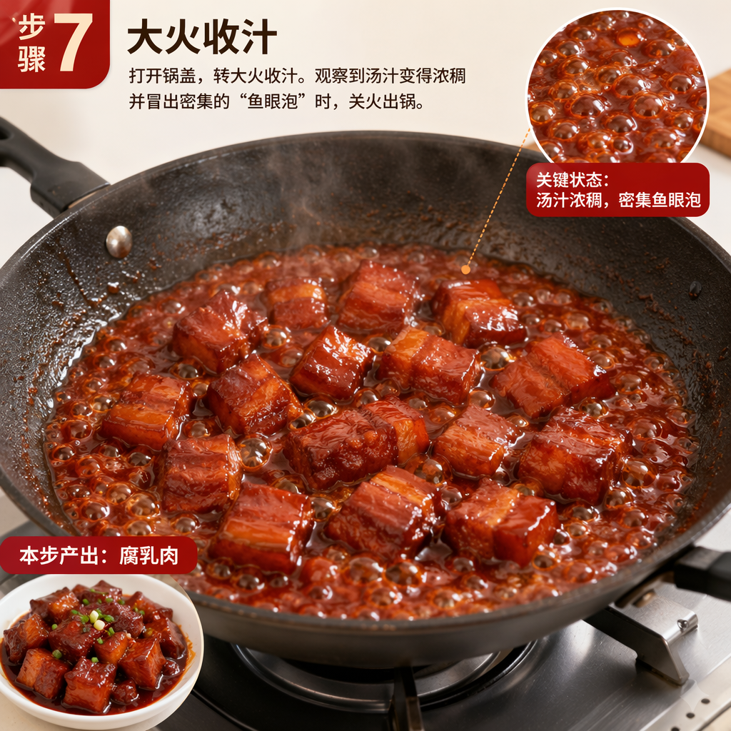 Step 7: Reduce on High Heat