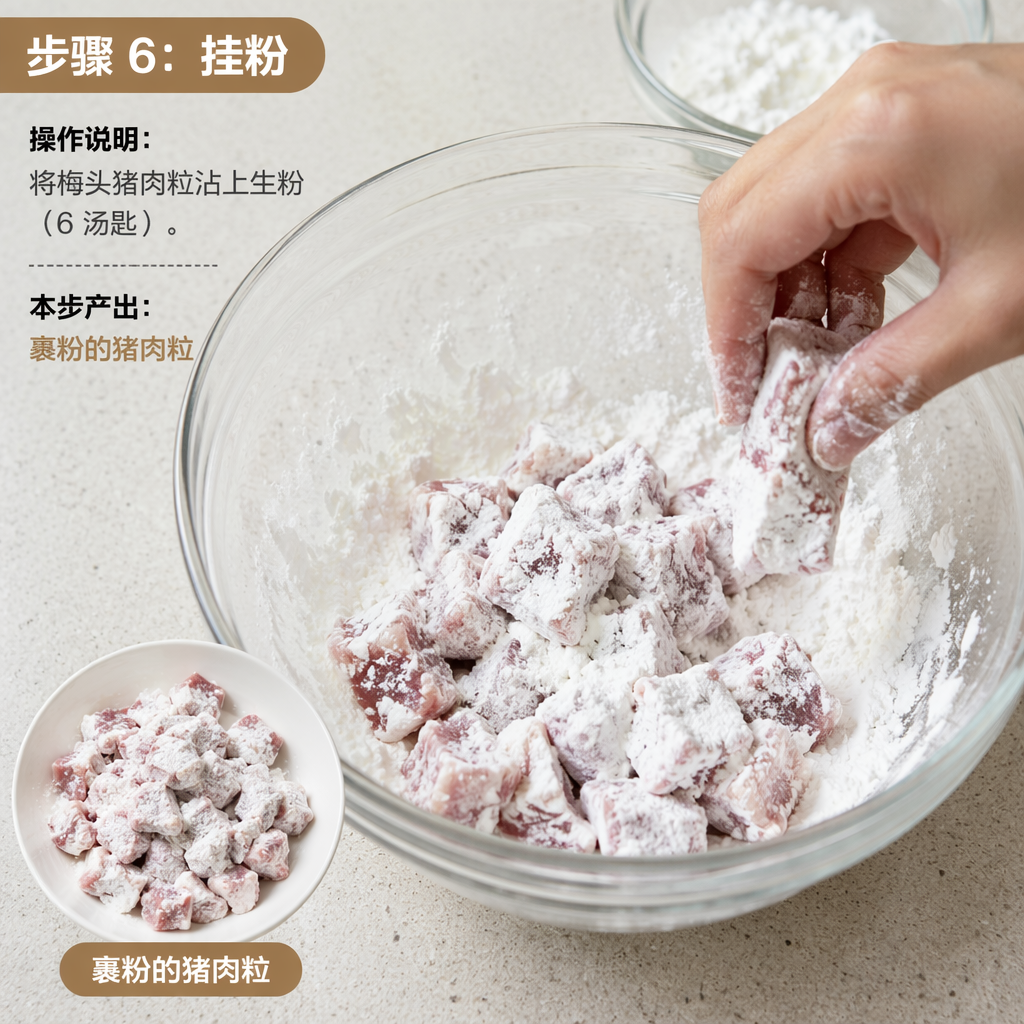 Step 6: Coat with Cornstarch