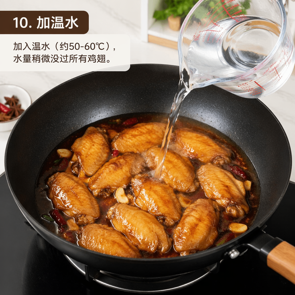 Step 10: Add Warm Water