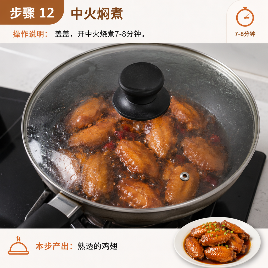 Step 12: Simmer over Medium Heat