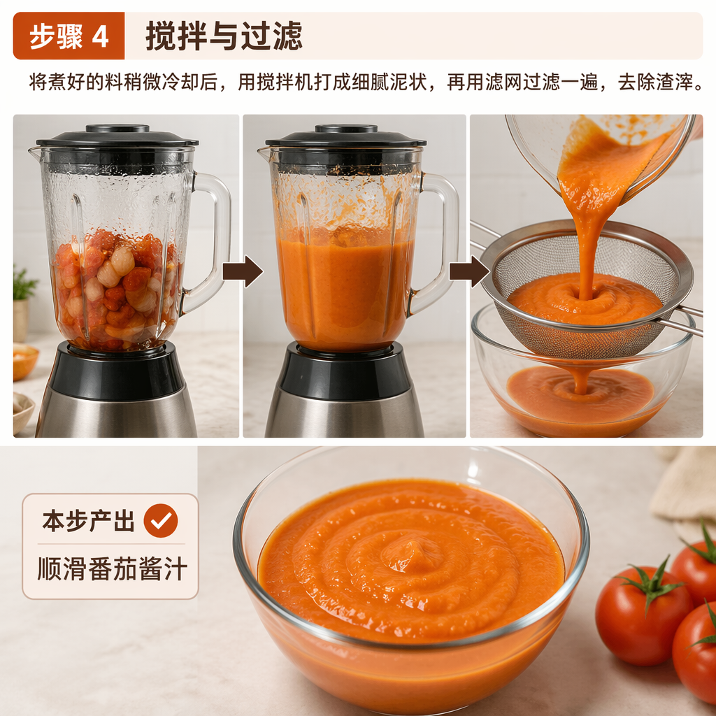 Step 4: Blend and Strain