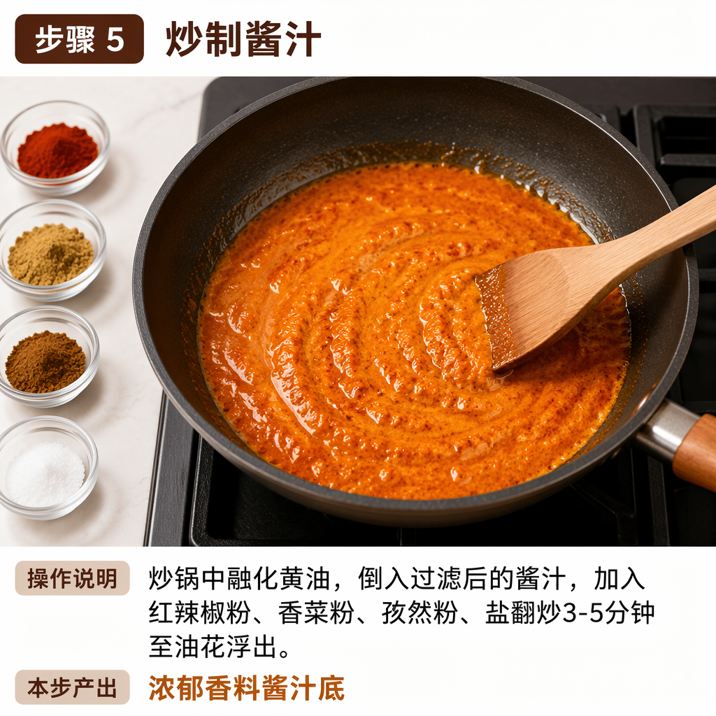 Step 5: Cook the Sauce
