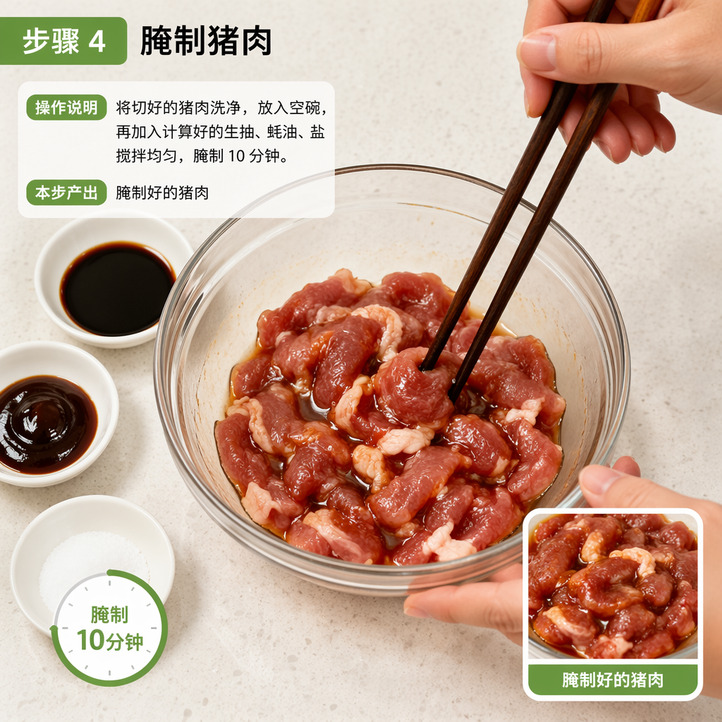 Step 4: Marinate the Pork