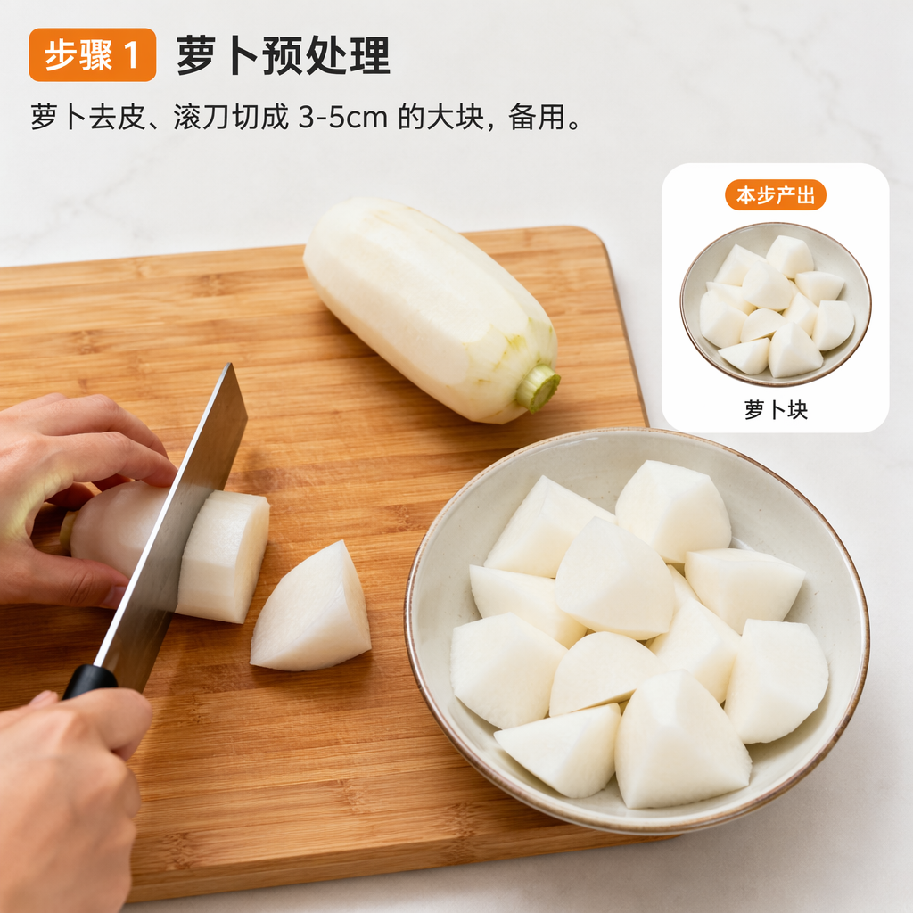 Step 1: Prepare the Daikon Radish