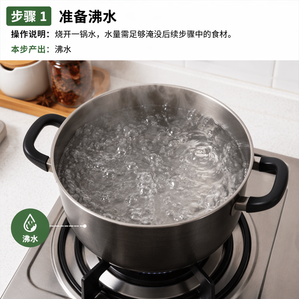 Step 1: Prepare Boiling Water
