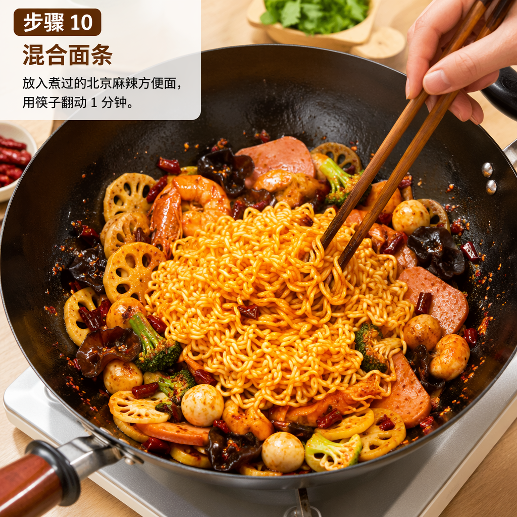 Step 10: Mix in the Noodles