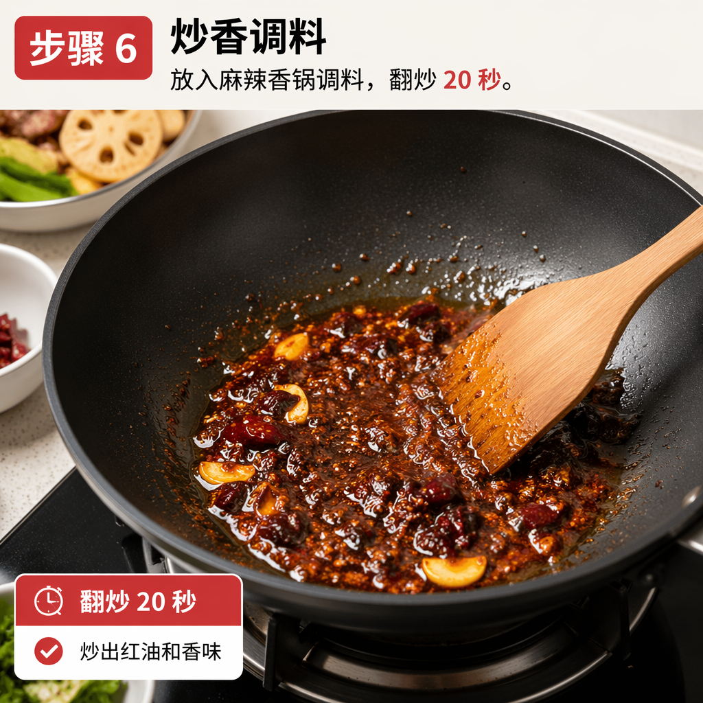 Step 6: Fry the Seasoning