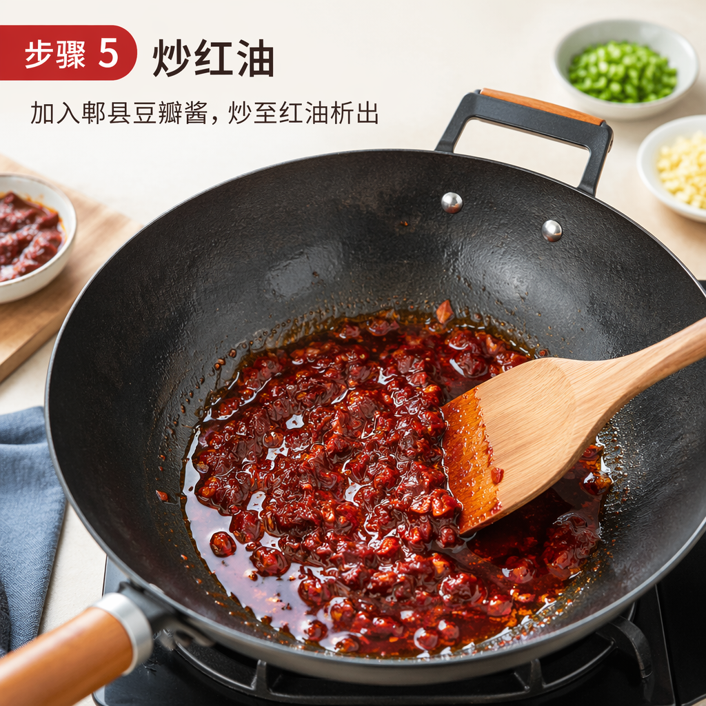 Step 5: Fry the Red Oil