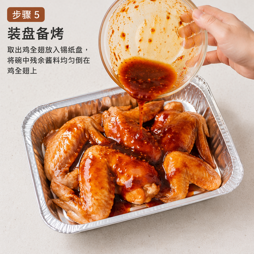 Step 5: Plate and Prepare for Baking