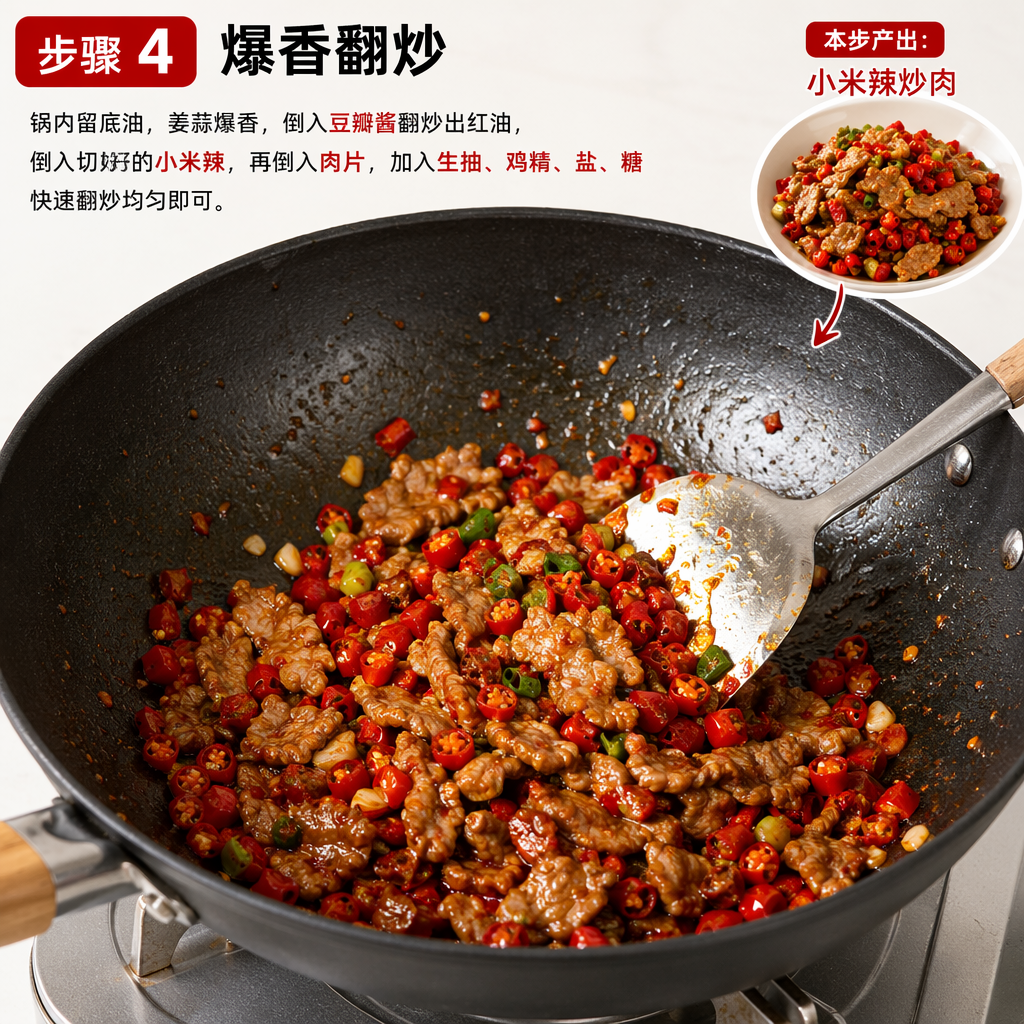 Step 4: Aromatize and Stir-Fry