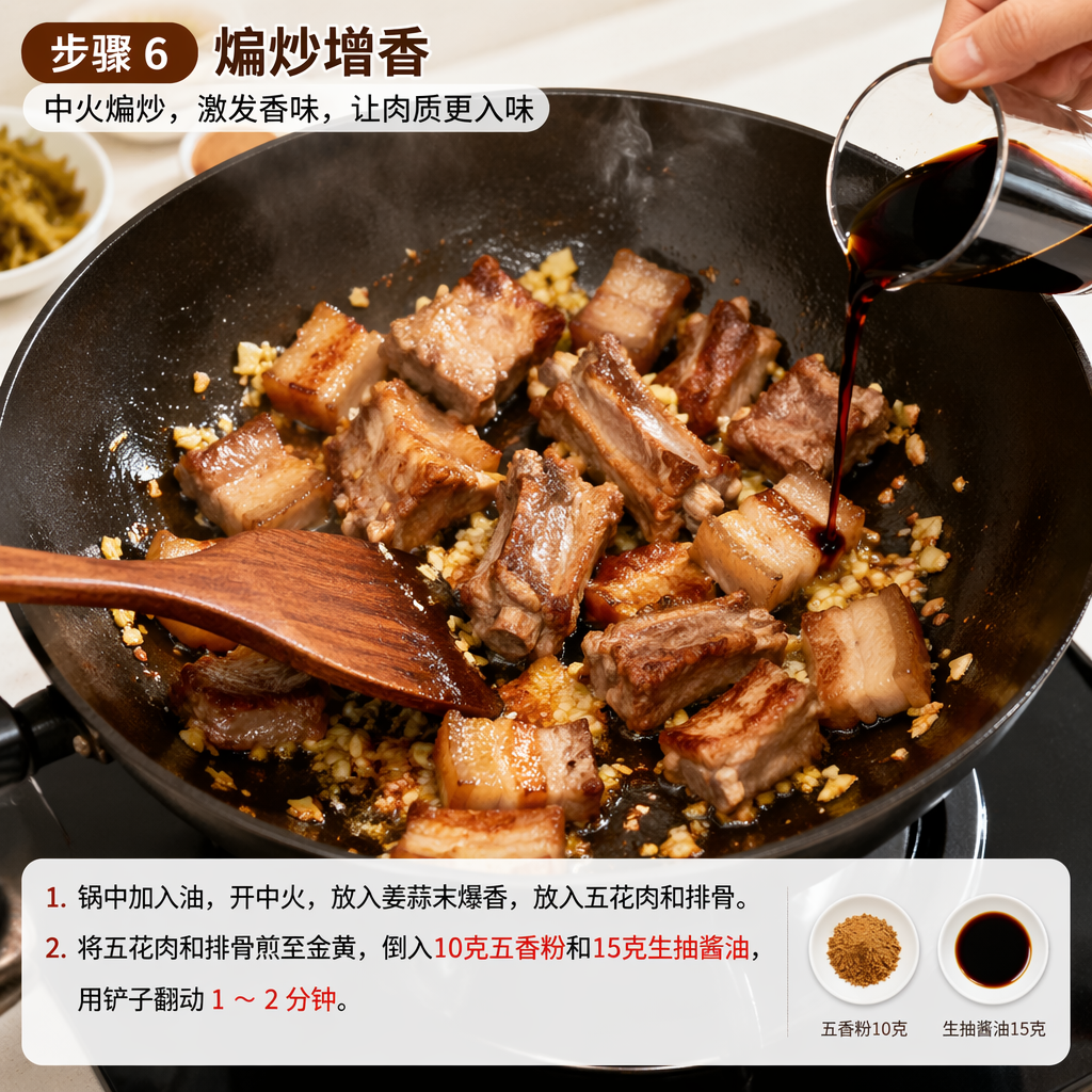 Step 6: Sauté for Aroma