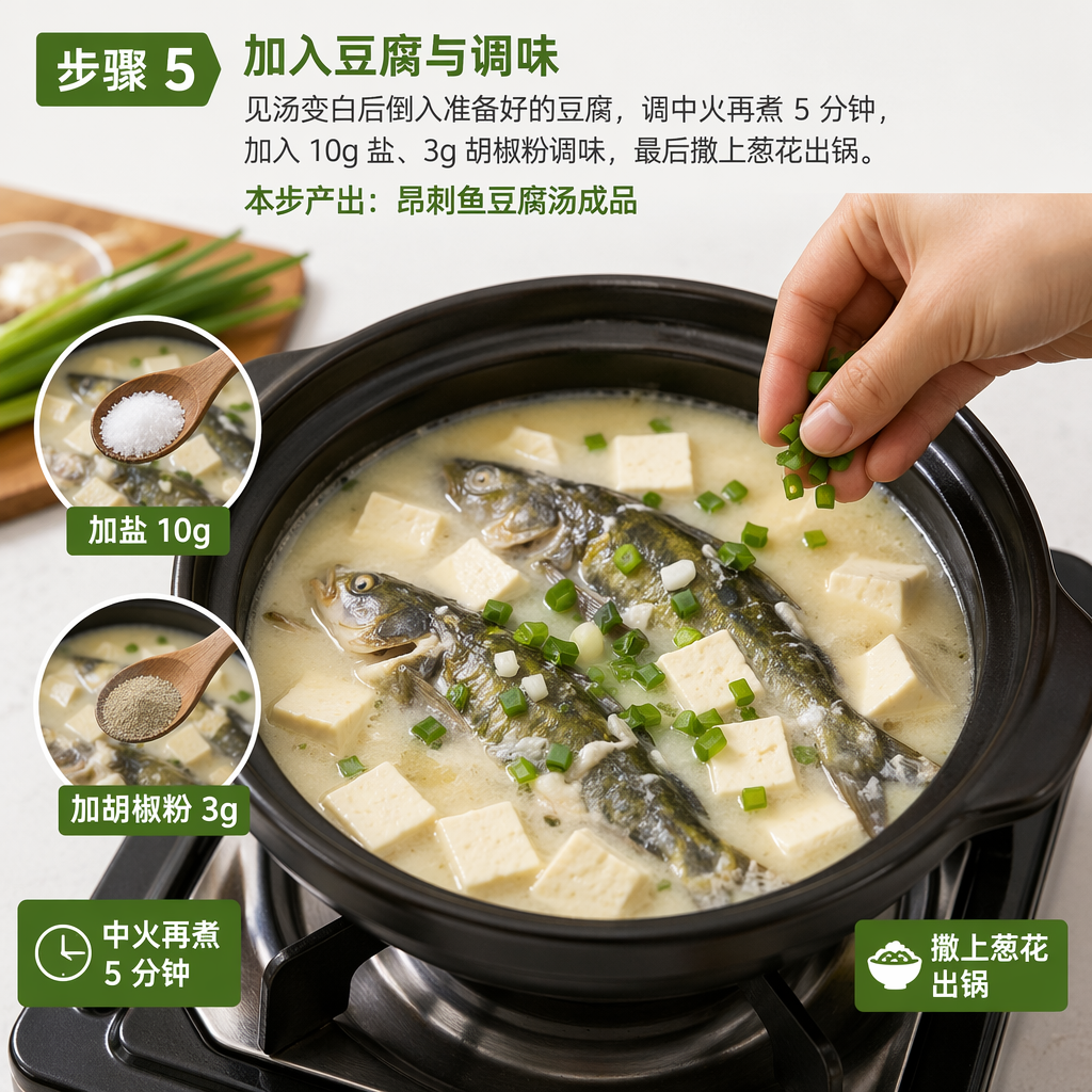 Step 5: Add the tofu and season