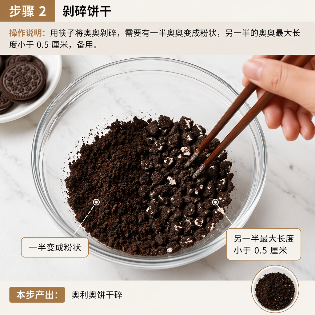 Step 2: Crush the Cookies
