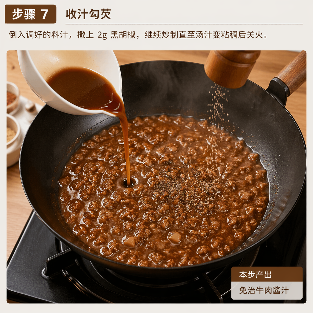 Step 7: Reduce and Thicken