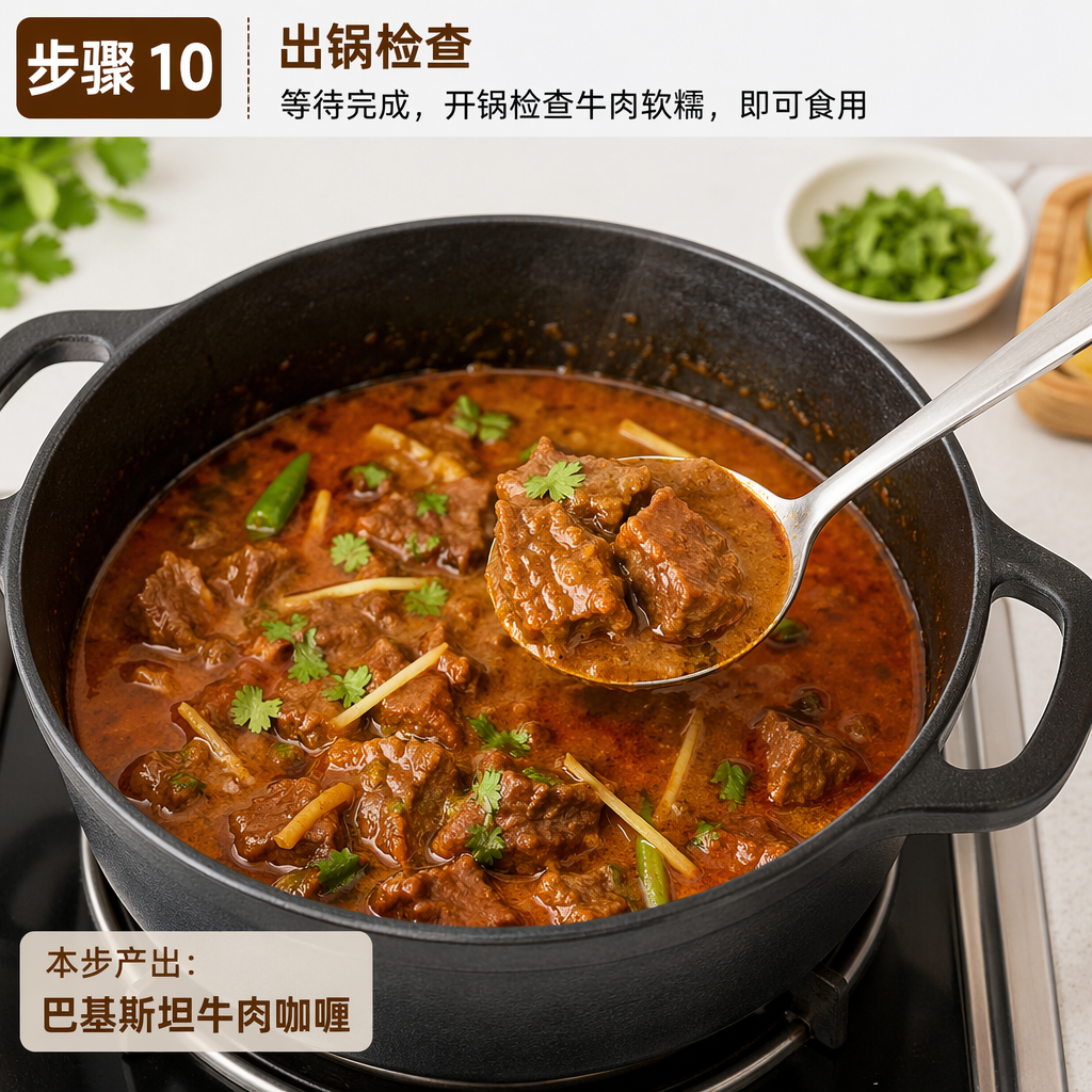 Step 10: Check before serving