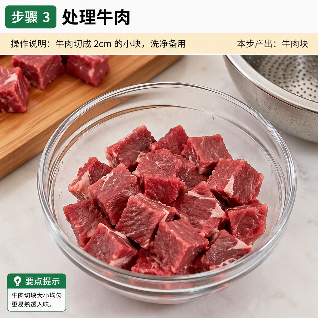Step 3: Prepare the beef