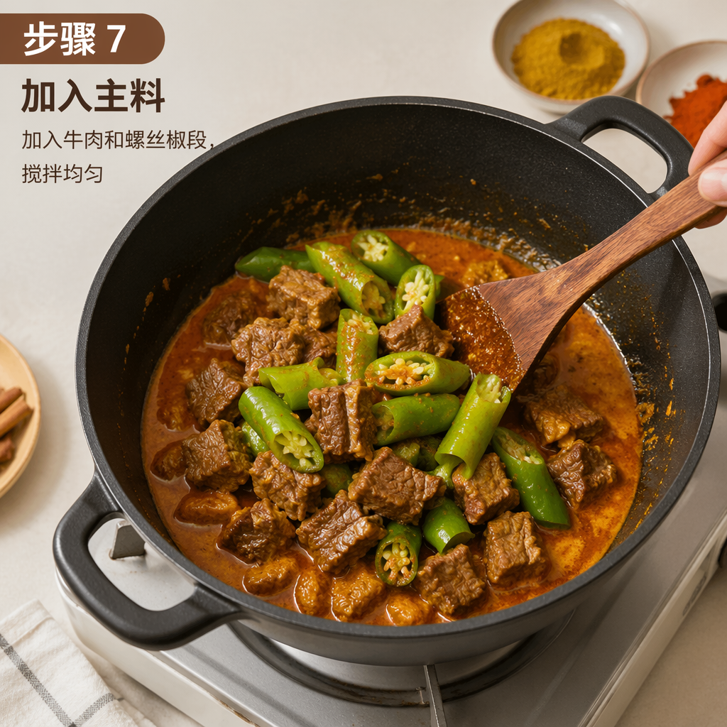 Step 7: Add the main ingredients