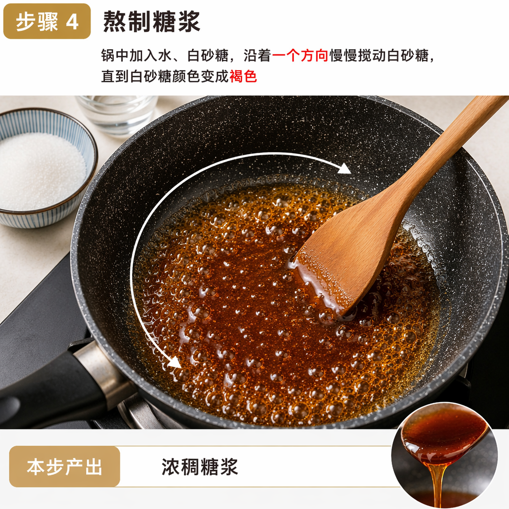 Step 4: Caramelize the Sugar