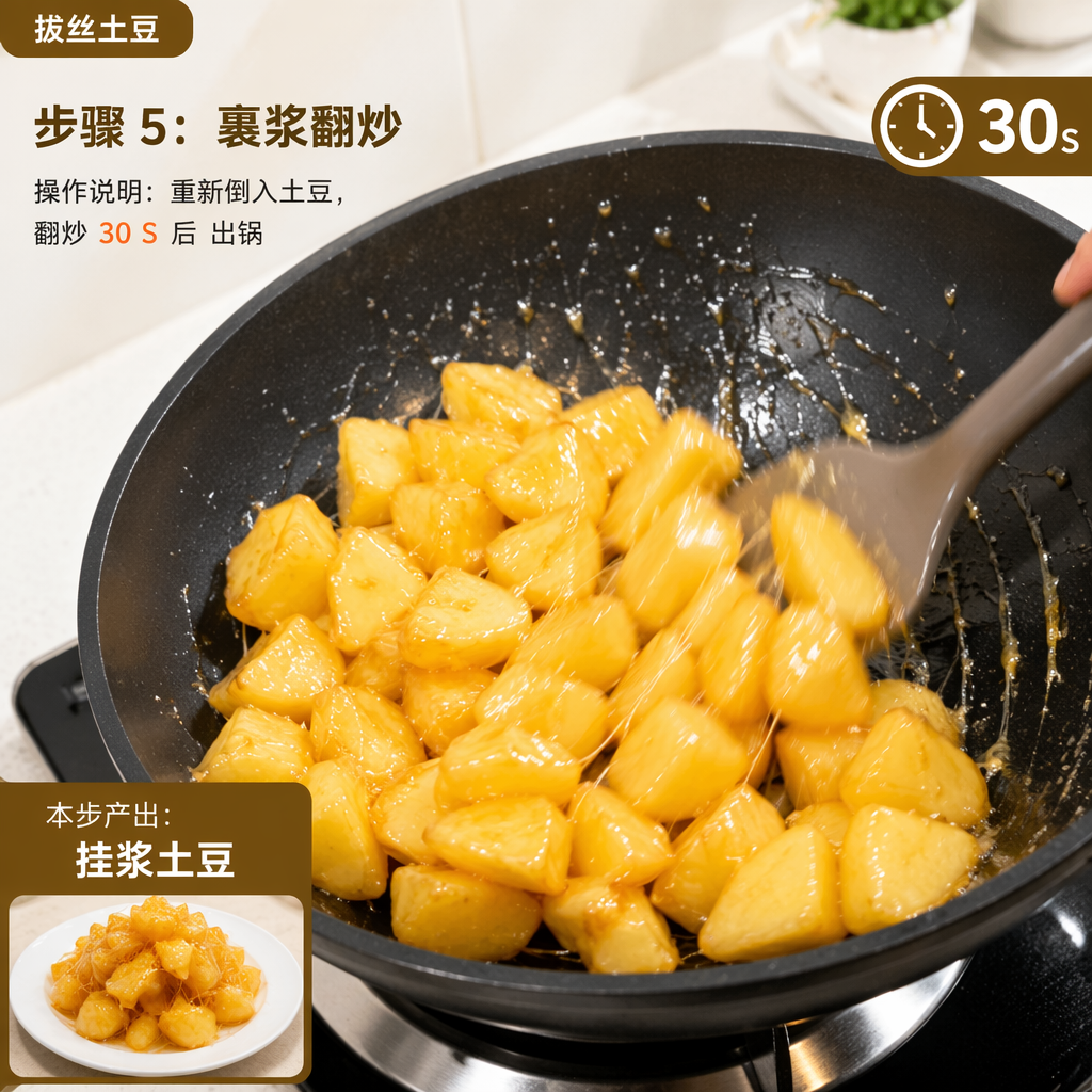 Step 5: Toss in the Syrup