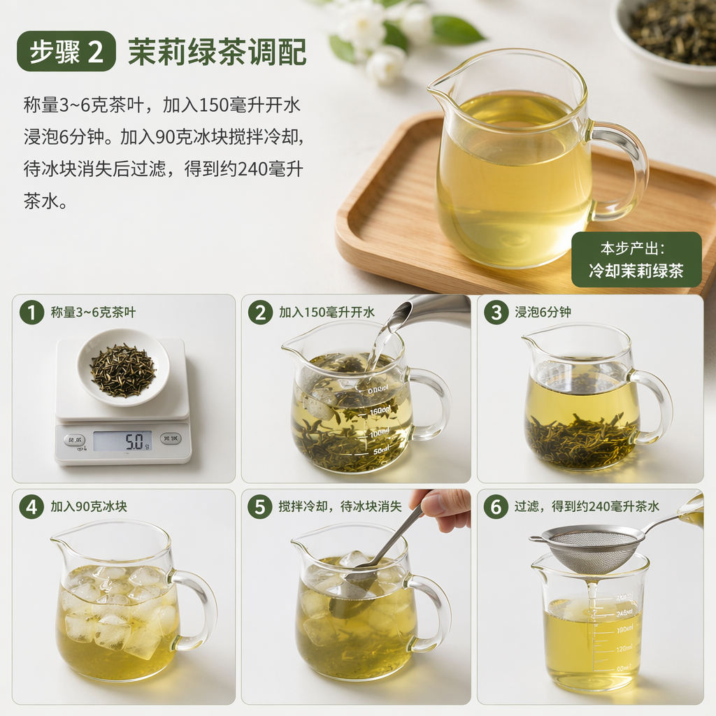 Step 2: Brew the Jasmine Green Tea