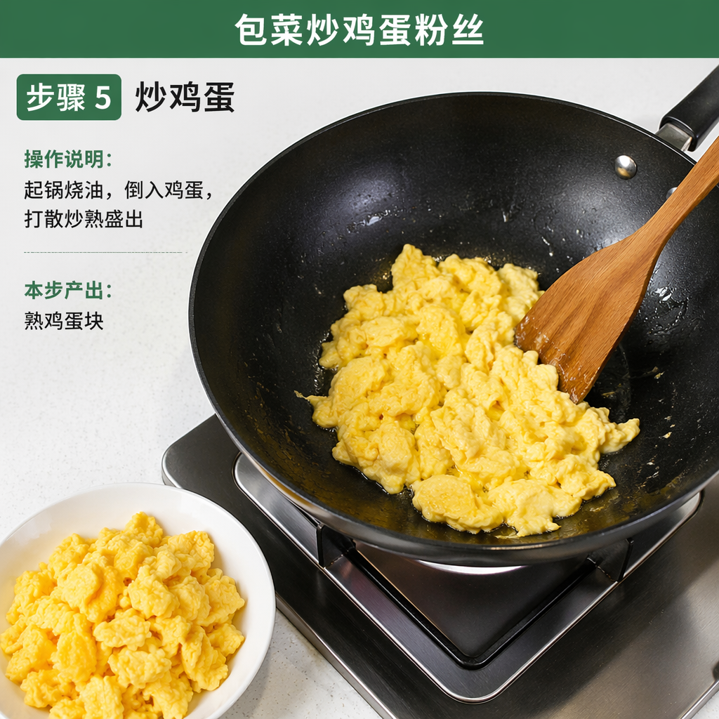 Step 5: Scramble the Eggs