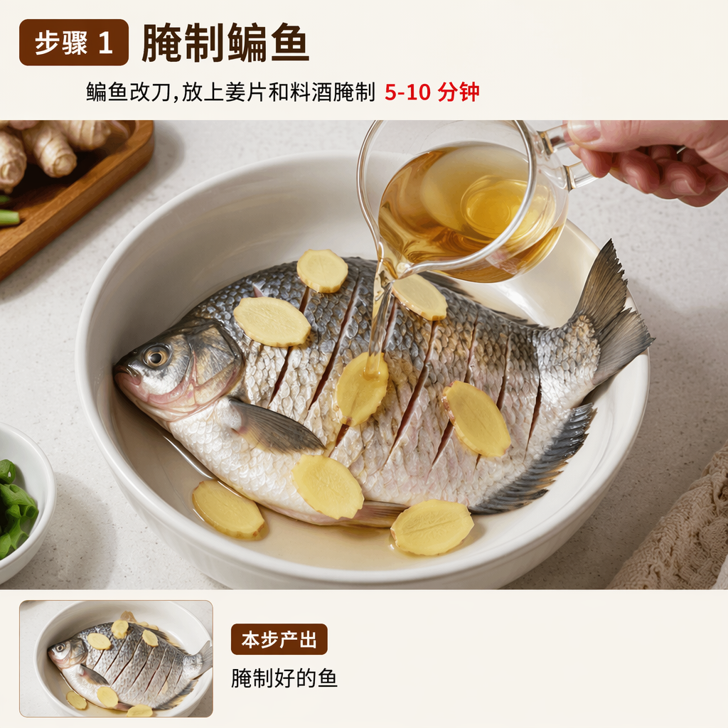 Step 1: Marinate the Bream