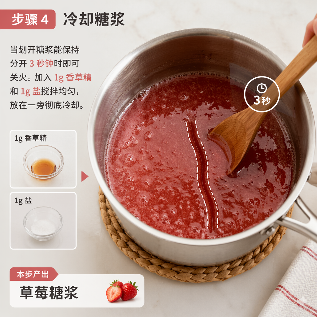 Step 4: Cool the Syrup
